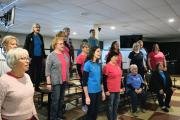 Chorus singing 